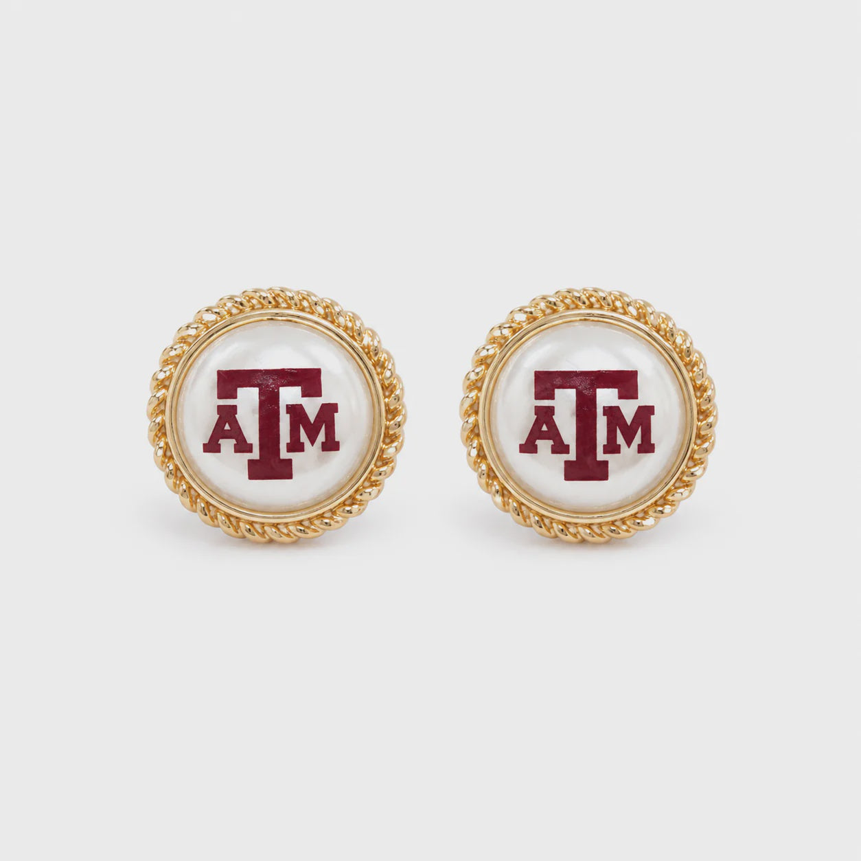 Texas A&M Pearl Studs