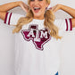 Texas A&M Sparkle Logo T Shirt