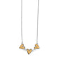 Cascade Trio Heart Mini Necklace