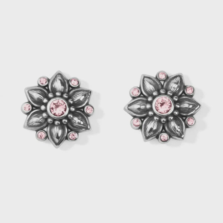 Cora Mini Post Earrings Silver