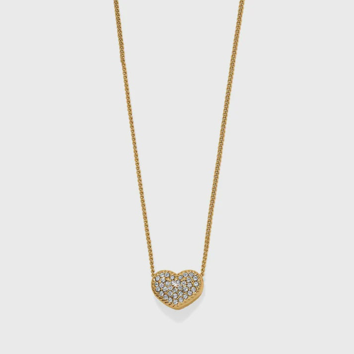 Illumina Celeste Heart Petite Necklace Gold