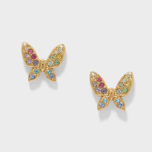 Enchanting Gem Butterfly Earrings