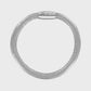 Woodstock Metallic Single Bracelet Silver