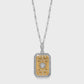 Mosaic Nova Tag Necklace
