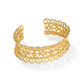 Krista Lace Cuff Bracelet Gold M/L
