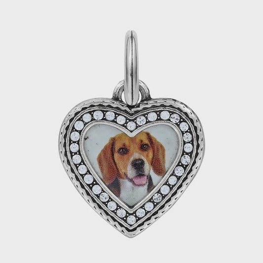Memento Heart Photo Charm