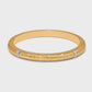 Meridian Geo Hinged Bangle Gold