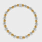 Meridian Petite Stretch Bracelet Silver/Gold