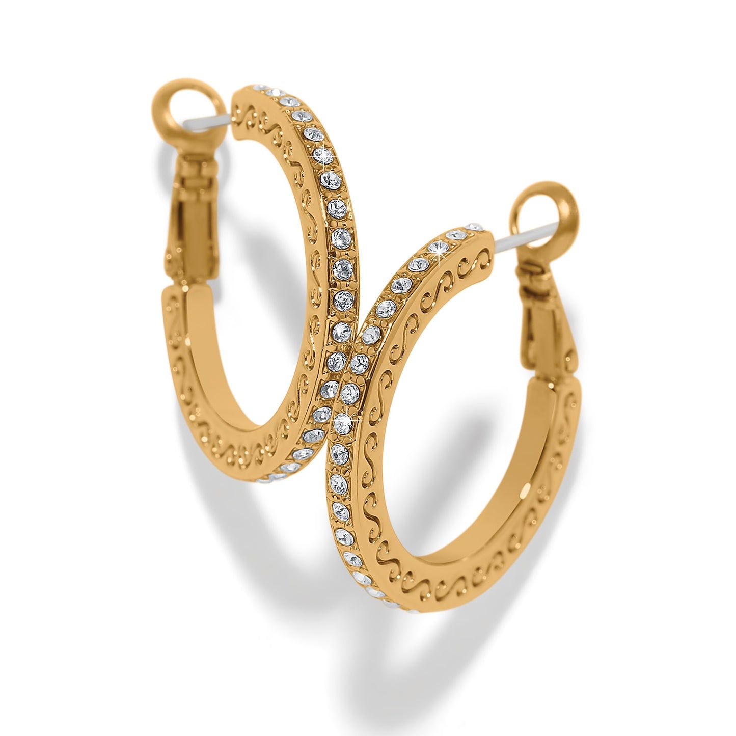 Meridian Thin Small Hoop Earrings Gold