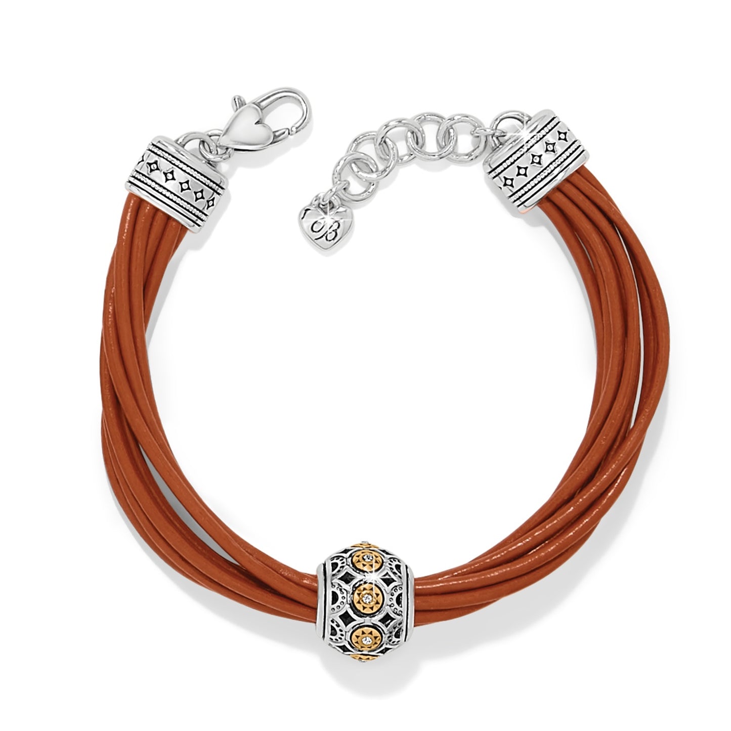 Mosaic Cerrillos Leather Bracelet Brown