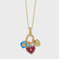 One Heart Color Short Necklace