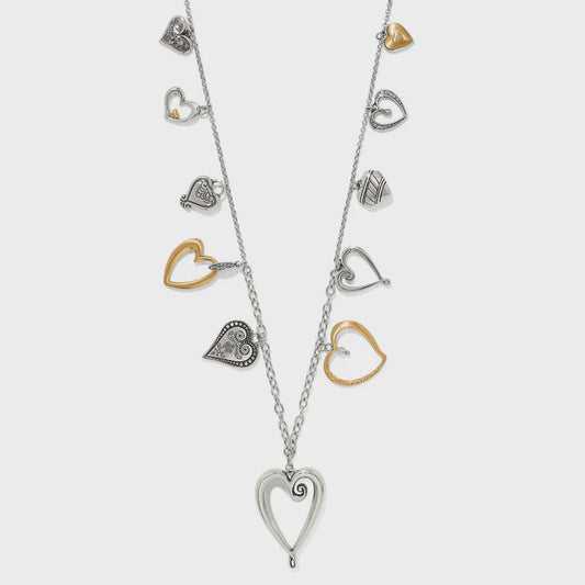 One Heart Large Long Necklace