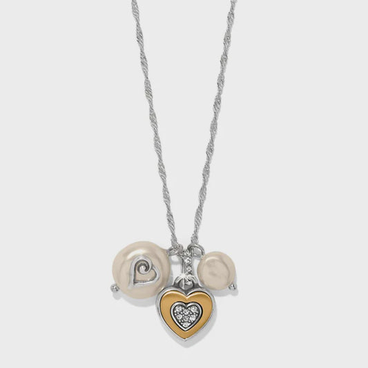 One Heart Pearl Short Necklace