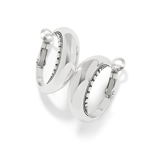 Pretty Tough Arch Hoop Earrings Silver