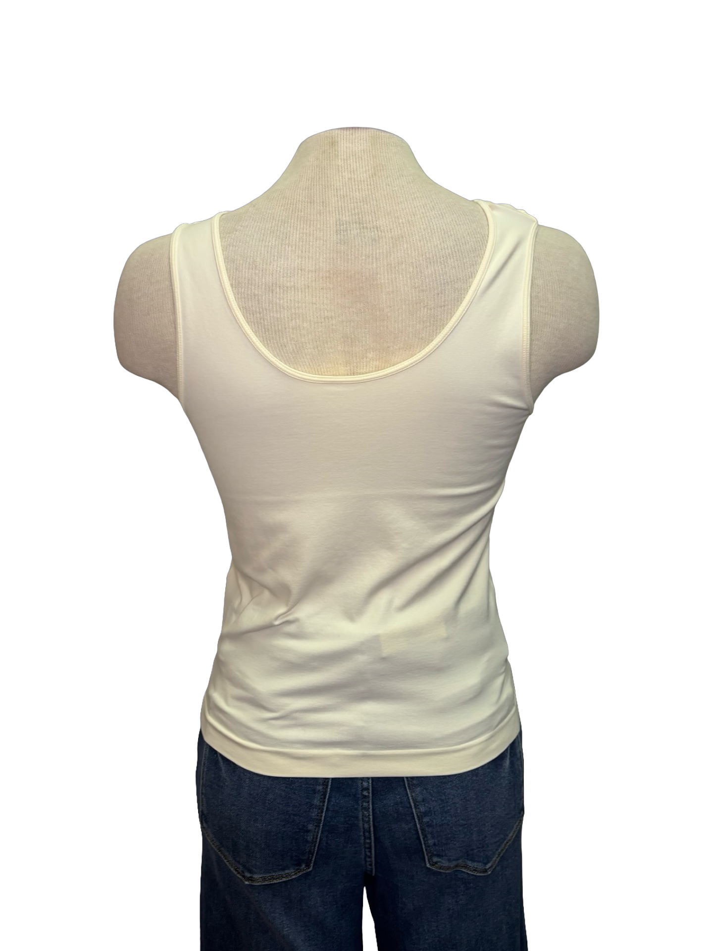 Talk Later Seamless Tank Ivory