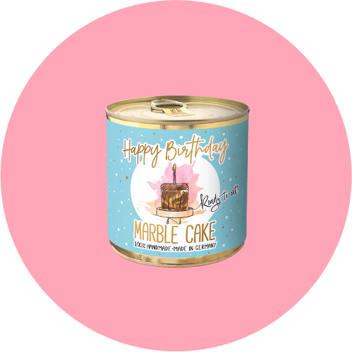 CanCake Happy Birthday Marble Cake