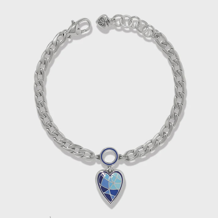 Colormix Heart Blues Bracelet