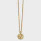 Contempo Medallion Petite Necklace - Gold