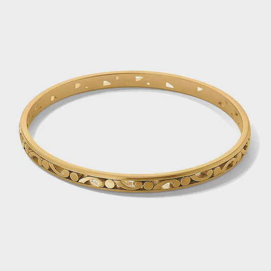 Contempo Gold Slim Bangle