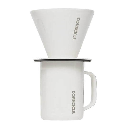 Corkcicle Coffee Pour Over Set Oat Milk