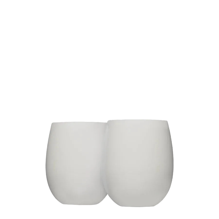 Corkcicle Sommelier 12 oz Stemless Set Gloss Oat Milk