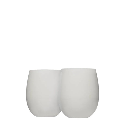 Corkcicle Sommelier 12 oz Stemless Set Gloss Oat Milk