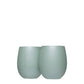 Corkcicle Sommelier 12 oz Stemless Set Ceramic Thyme