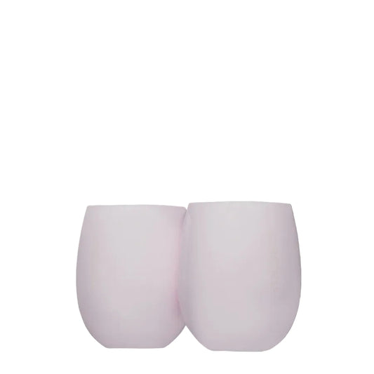 Corkcicle Sommelier 12 oz Stemless Set Gloss Pink