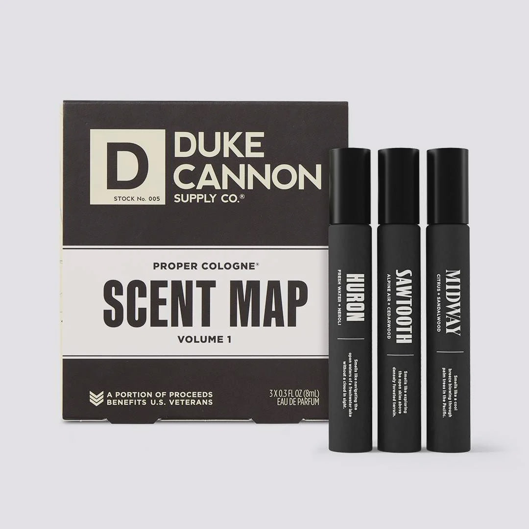 Proper Cologne Scent Map 3pk Sampler