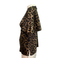Leopard V Neck Flutter Sleeve Top