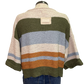 Striped Notched Collar Top Fern