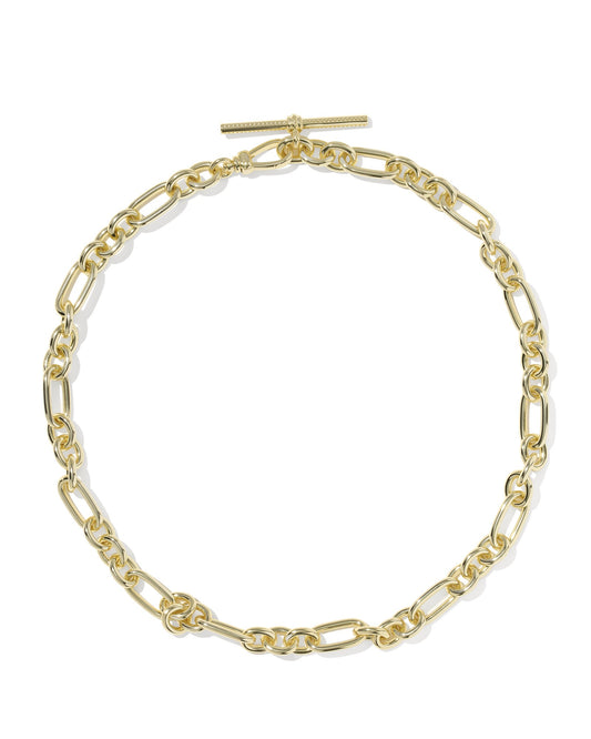 Embry Link and Chain Necklace Gold