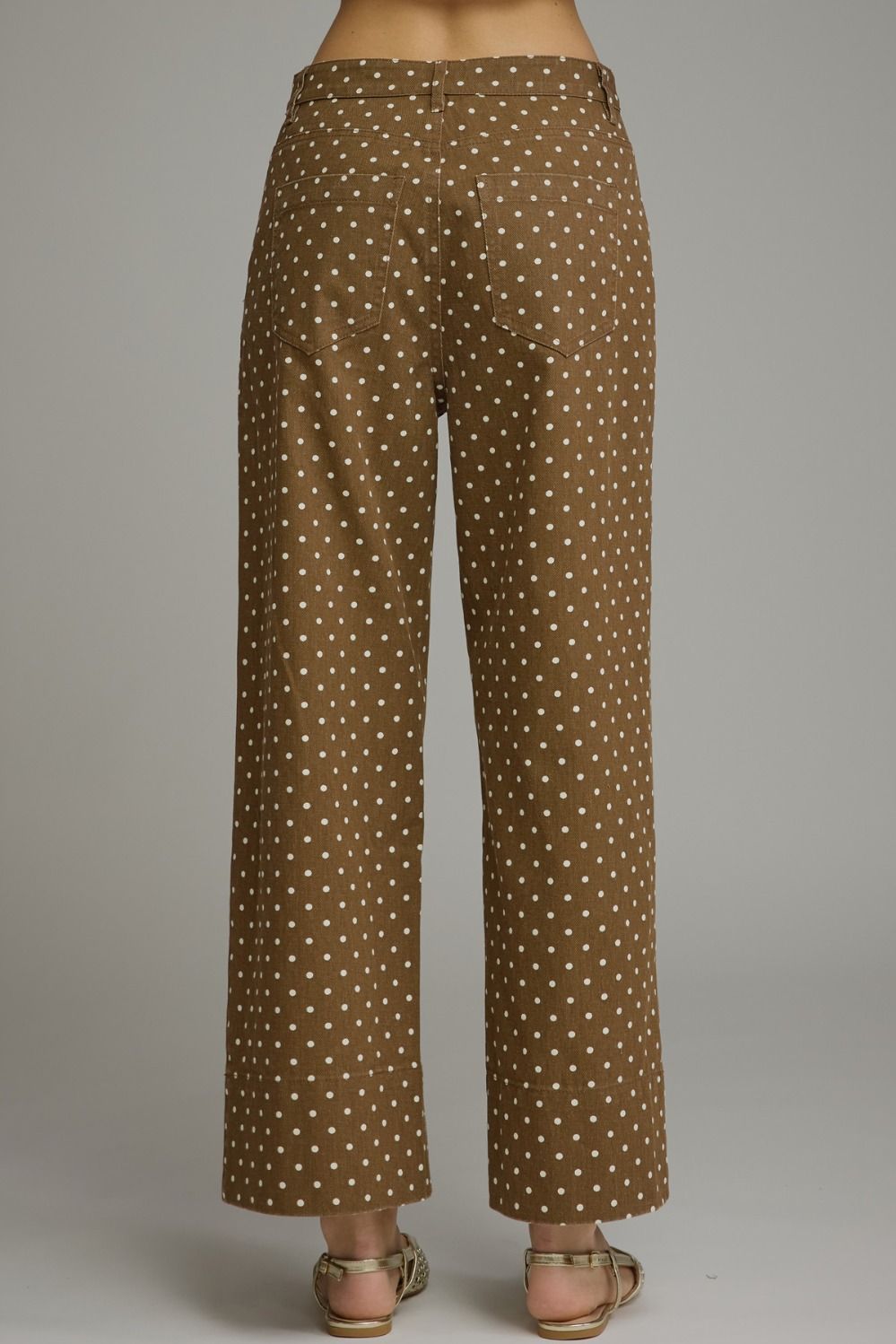 Polka Dot Pants Brown