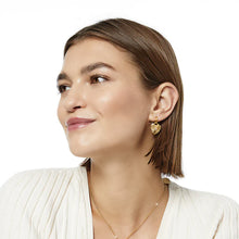 Load image into Gallery viewer, Esprit Heart Post Drop Earrings
