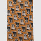 Cowboy Boots Geometry Tea Towel