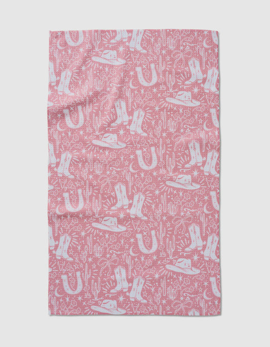 Cowgirl Chic Geometry Tea Towel