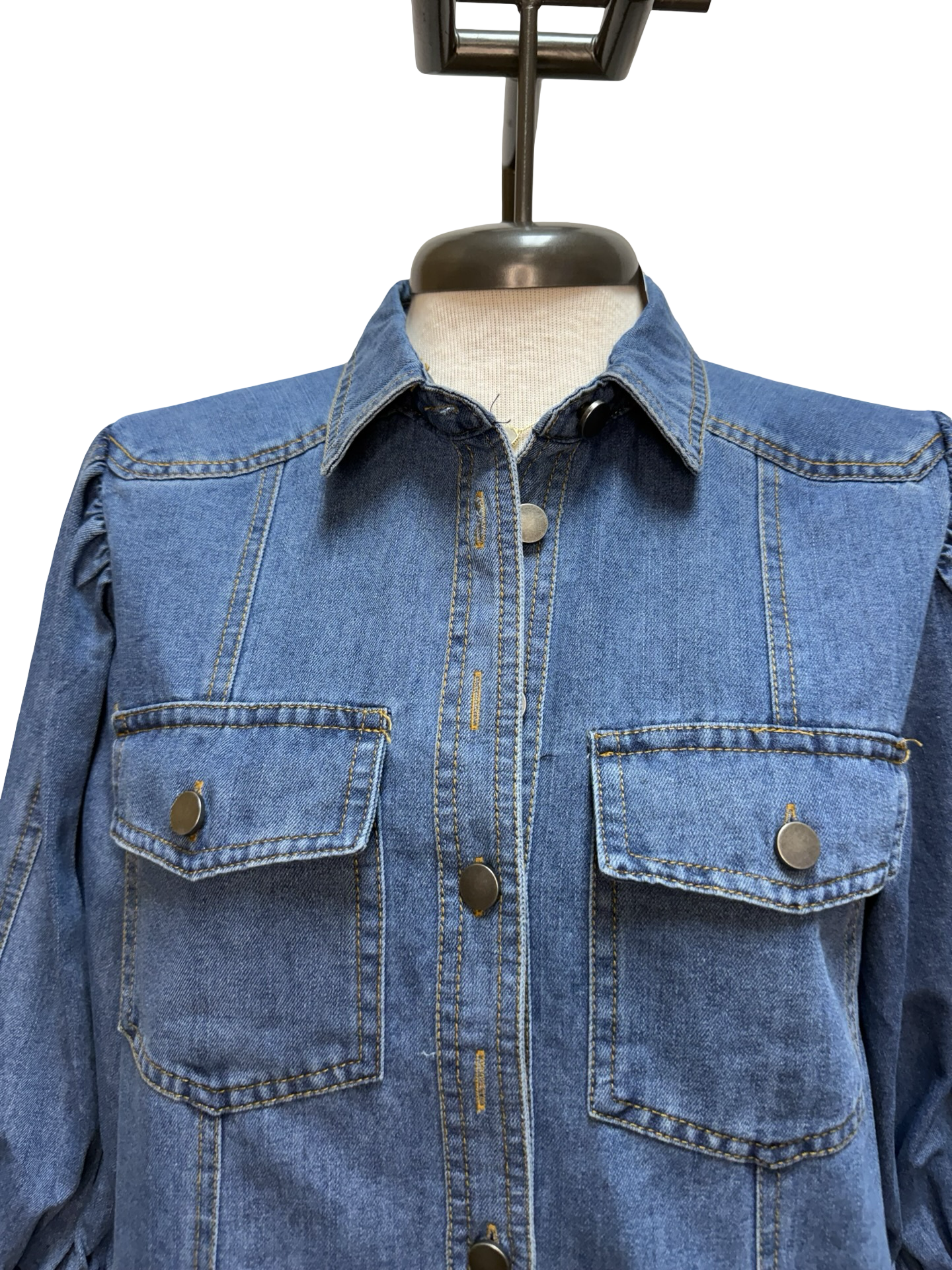 Half Sleeve Denim Jacket