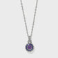 Halo Gemma Petite Round Necklace