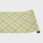 Bright Green Plaid Runner