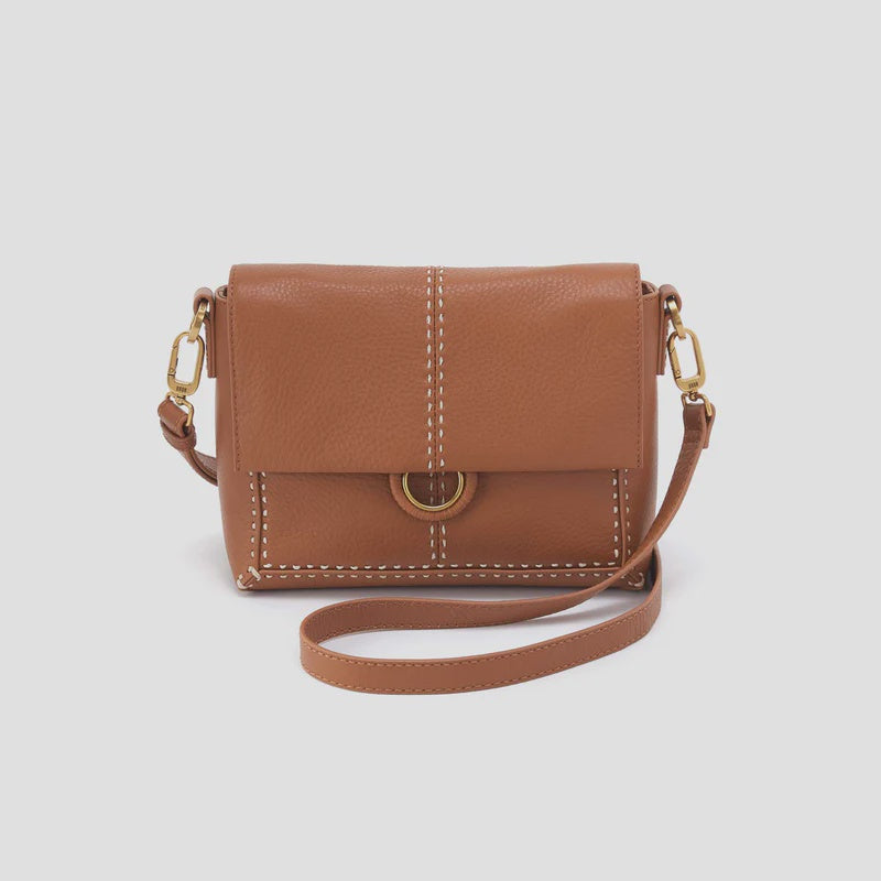 Austin Flap Crossbody by Hobo in Warm Honey