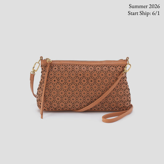 Darcy Crossbody by Hobo in Sun-Perf Leather Canyon Petal