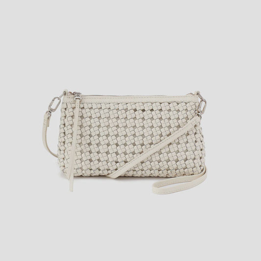 Darcy Crossbody by Hobo in Woven Whitecap