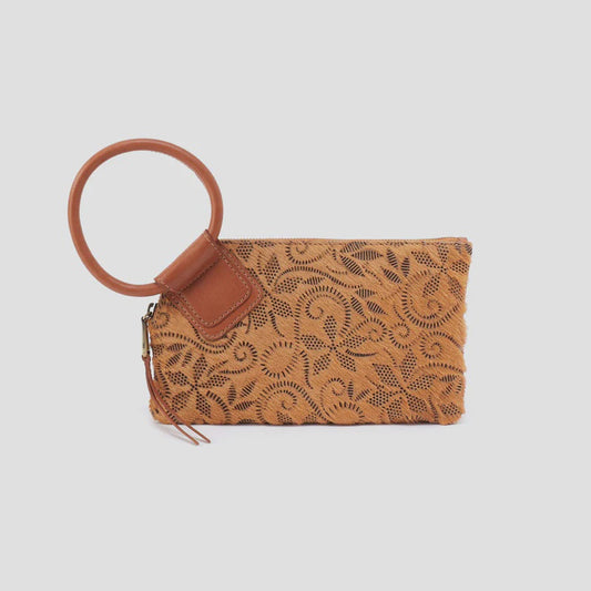 Sable Wristlet by Hobo in Harvest Wheat Hair On