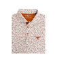 Texas Longhorns Drove Polo White with Burnt Orange & Brown