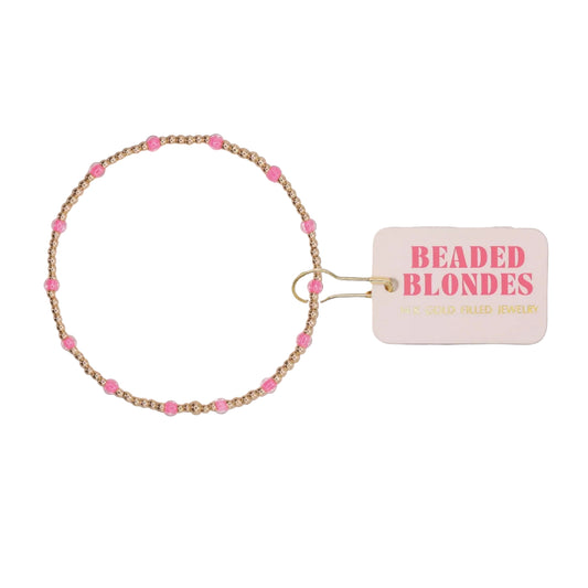 BB Hot Pink Dainty Poppi Bracelet Standard