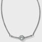 Illumina Bar Necklace Silver