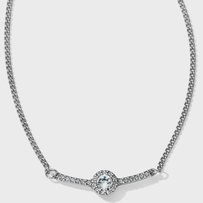 Illumina Bar Necklace Silver