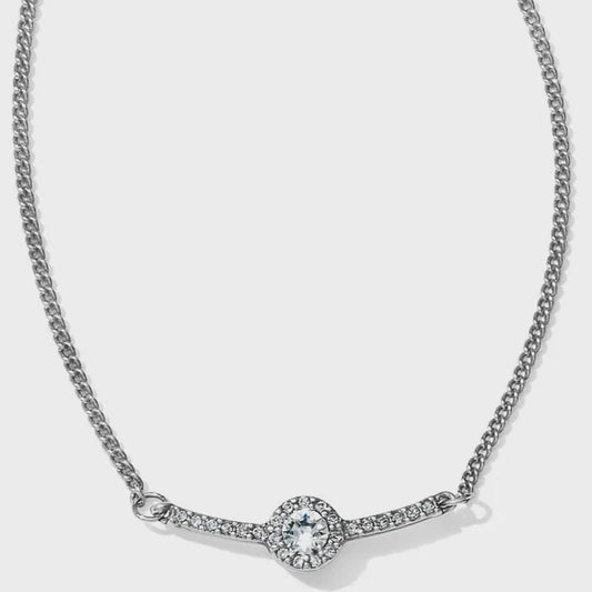 Illumina Bar Necklace Silver