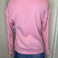 Pink Woven Sleeve Sweater