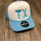 Ladies Foam Truck TX Baby Blue & White